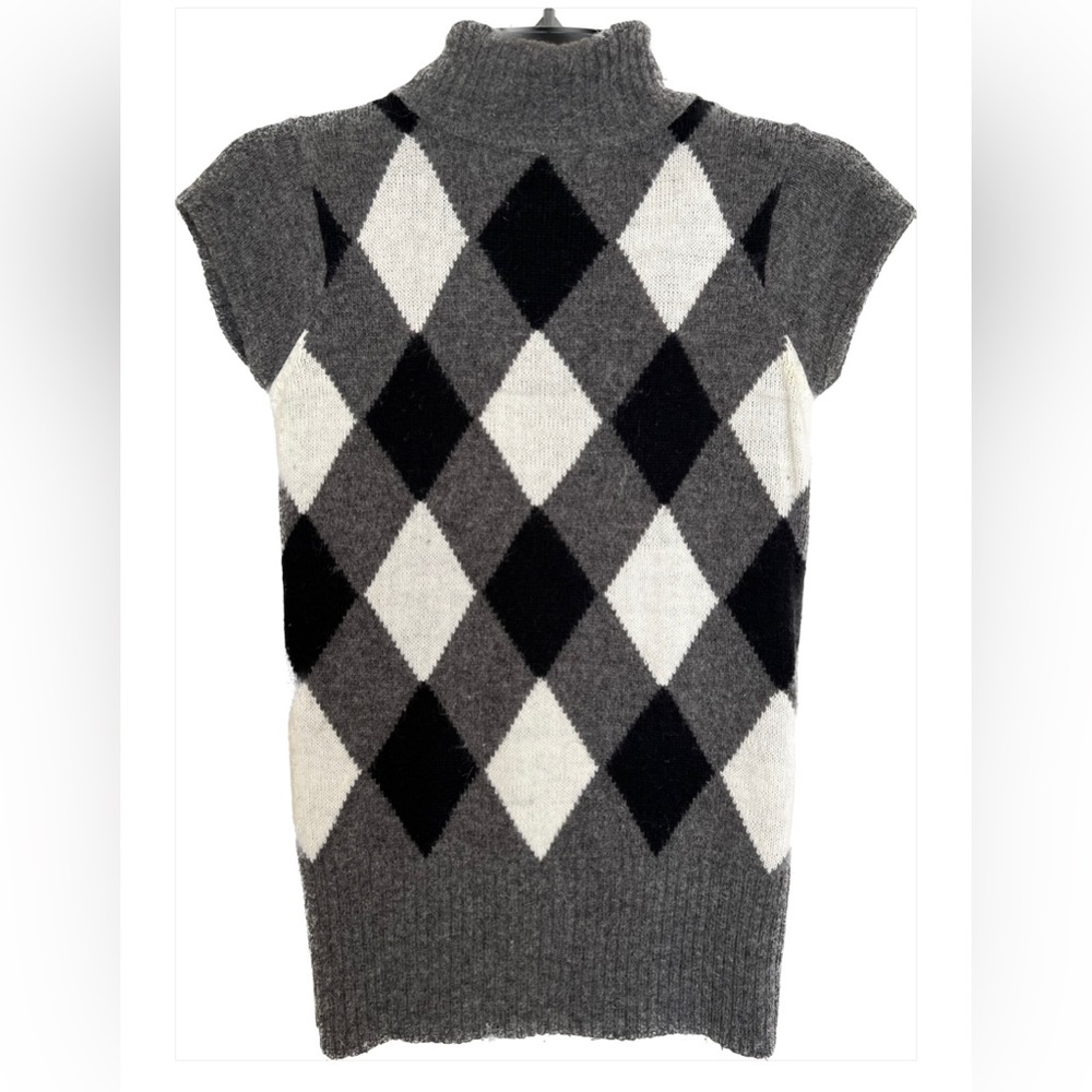 Turtleneck with angora hair